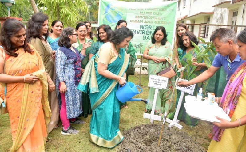 Northeast Frontier Railway Women's Welfare Organisation observed World Environment Day.